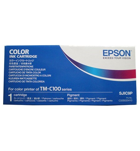 C33S020410 Epson SJIC9P ink cartridge for TM-C100 (4 colour)